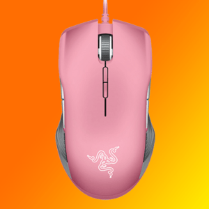 pink gaming mouse
