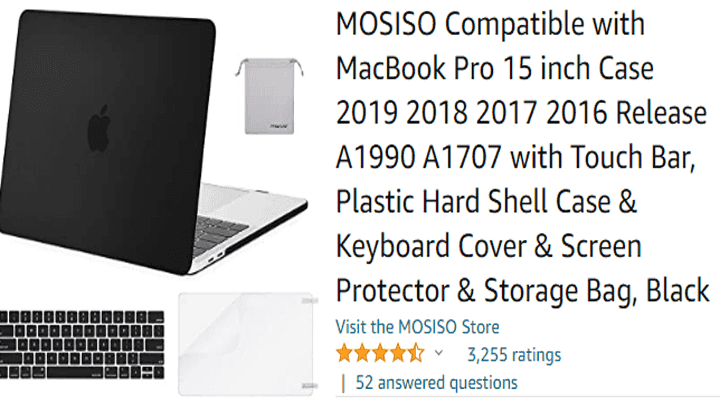 MacBook Pro 15 inch Case